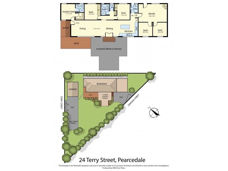 24 Terry Street, Pearcedale VIC 3912 Floorplan