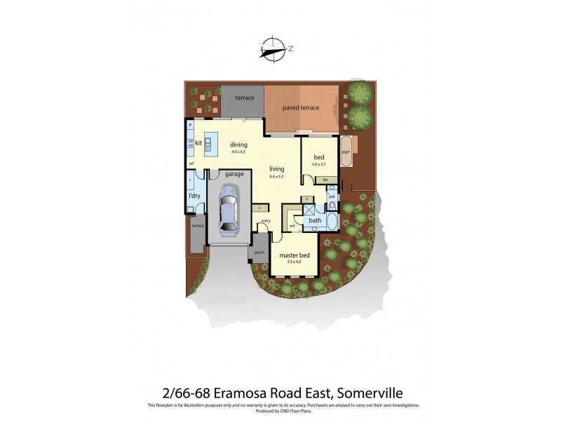 2/66-68 Eramosa Road East, Somerville VIC 3912 Floorplan