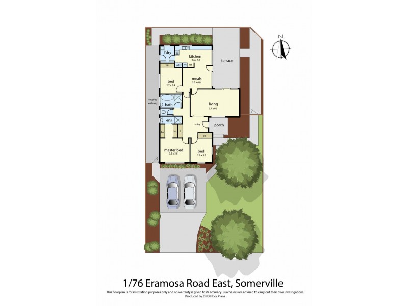 1/76 Eramosa Road East, Somerville VIC 3912 Floorplan