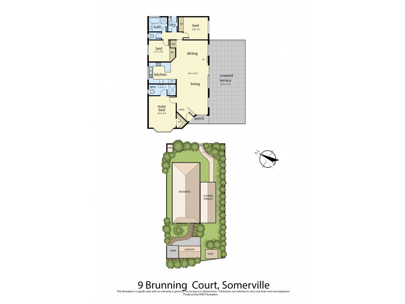 9 Brunning Court, Somerville VIC 3912 Floorplan