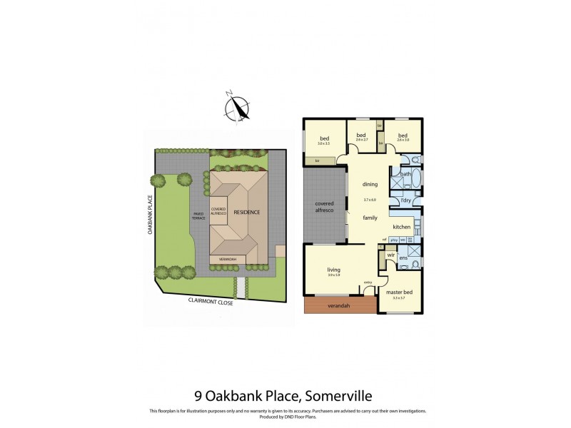 9 Oakbank Place, Somerville VIC 3912 Floorplan