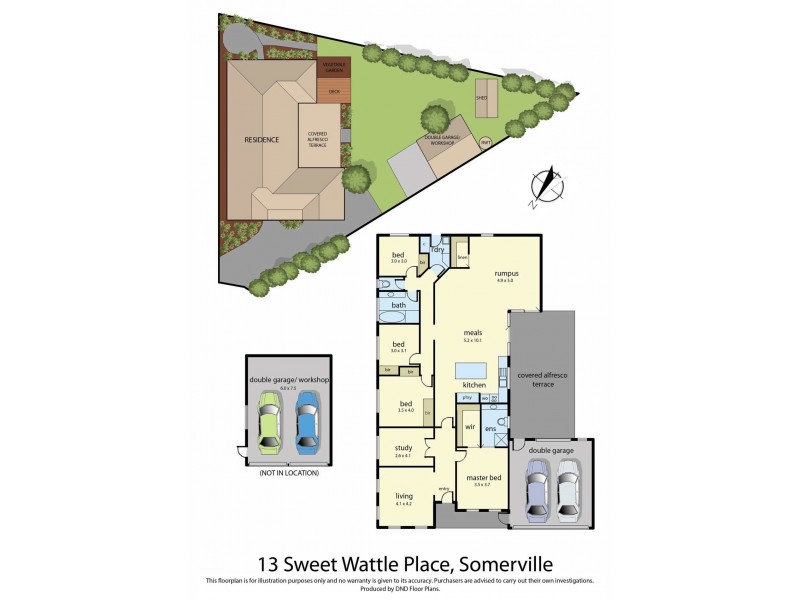 13 Sweet Wattle Place, Somerville VIC 3912 Floorplan