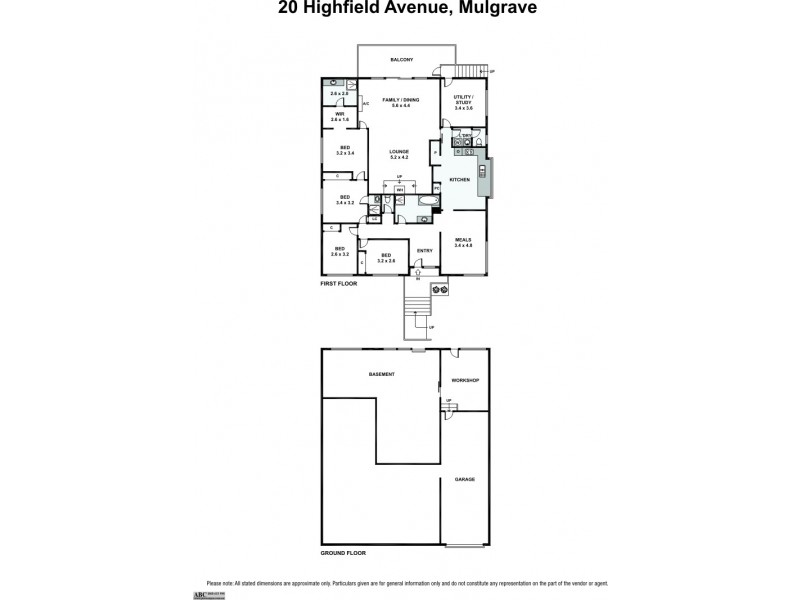 20 Highfield Avenue, Mulgrave VIC 3170 Floorplan