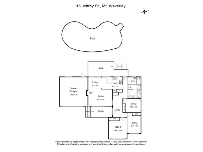 15 Jeffrey Street, Mount Waverley VIC 3149 Floorplan