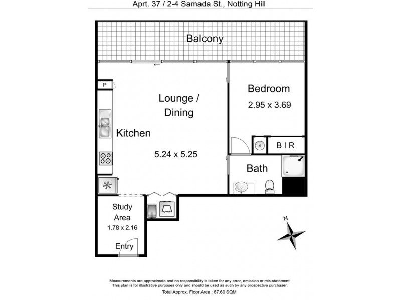 37/2-4 Samada Street, Notting Hill VIC 3168 Floorplan