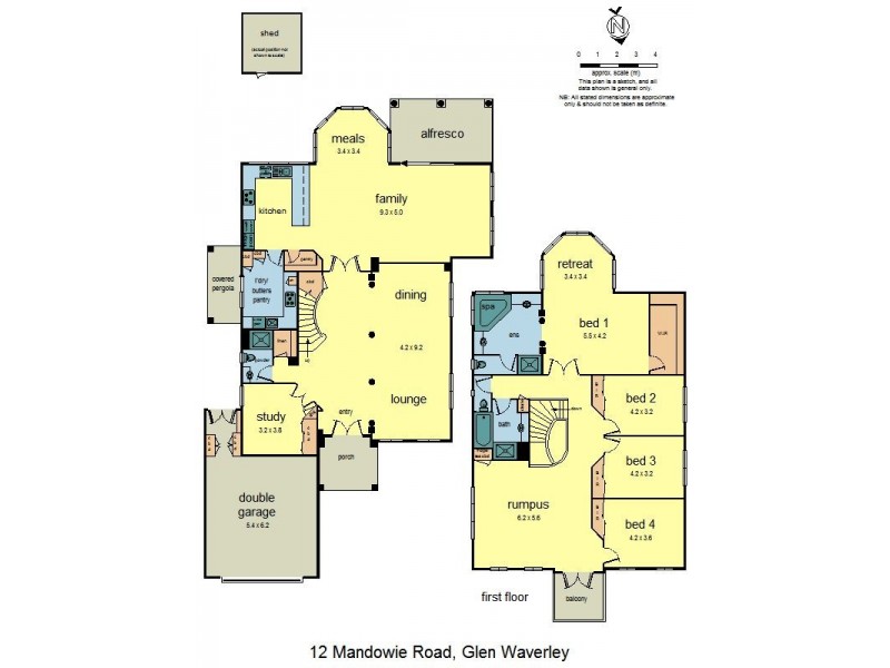 12 Mandowie Road, Glen Waverley VIC 3150 Floorplan