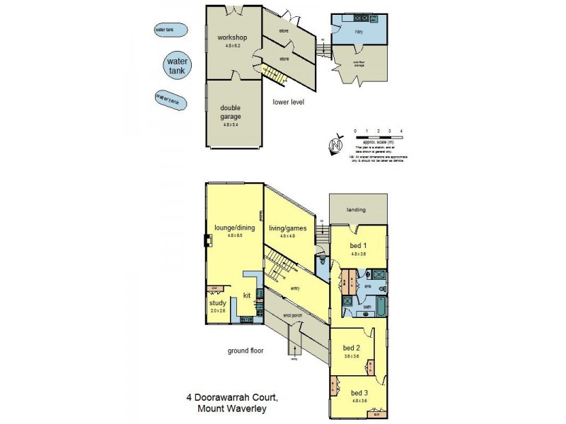 4 Doorawarrah Court, Mount Waverley VIC 3149 Floorplan