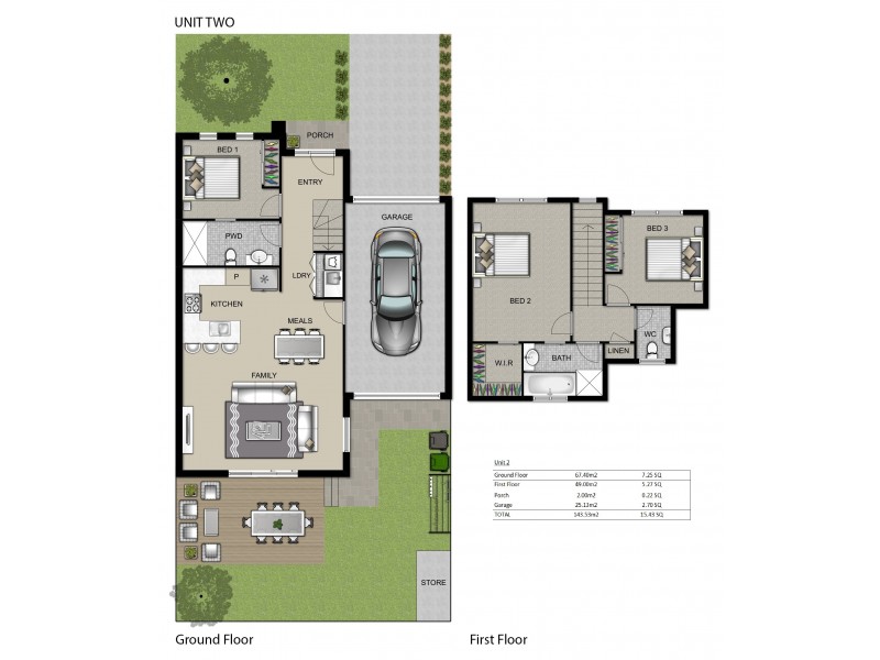 2/24 Diosma Drive, Glen Waverley VIC 3150 Floorplan