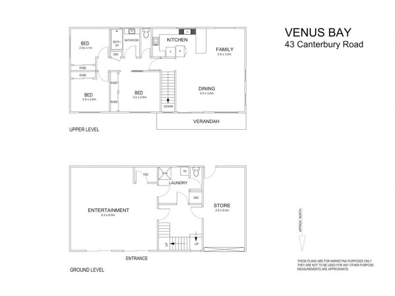 43 Canterbury Road, Venus Bay VIC 3956 Floorplan
