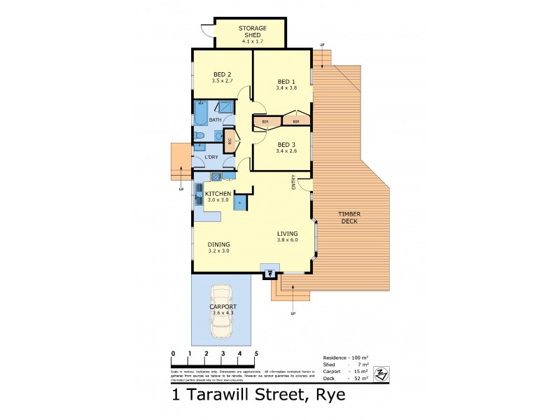 1 Tarawill Street, Rye VIC 3941 Floorplan