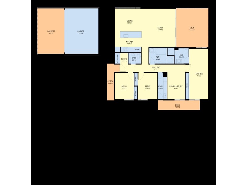 8 Ora Court, Rye VIC 3941 Floorplan