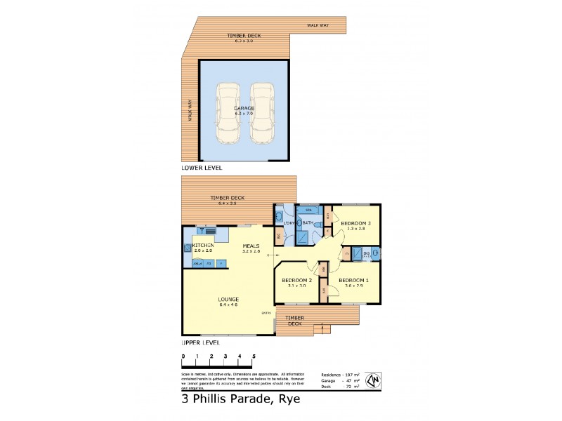 3 Phyllis Parade, Rye VIC 3941 Floorplan