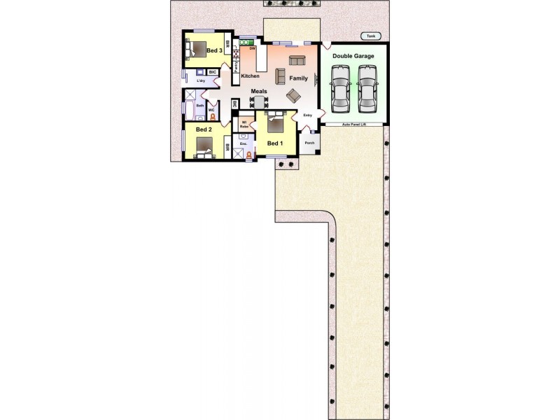 2/6 Gannett Avenue, Rosebud West VIC 3940 Floorplan