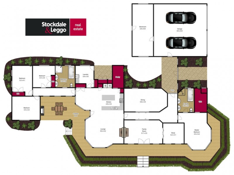 77 Ryland Way, Moe South VIC 3825 Floorplan