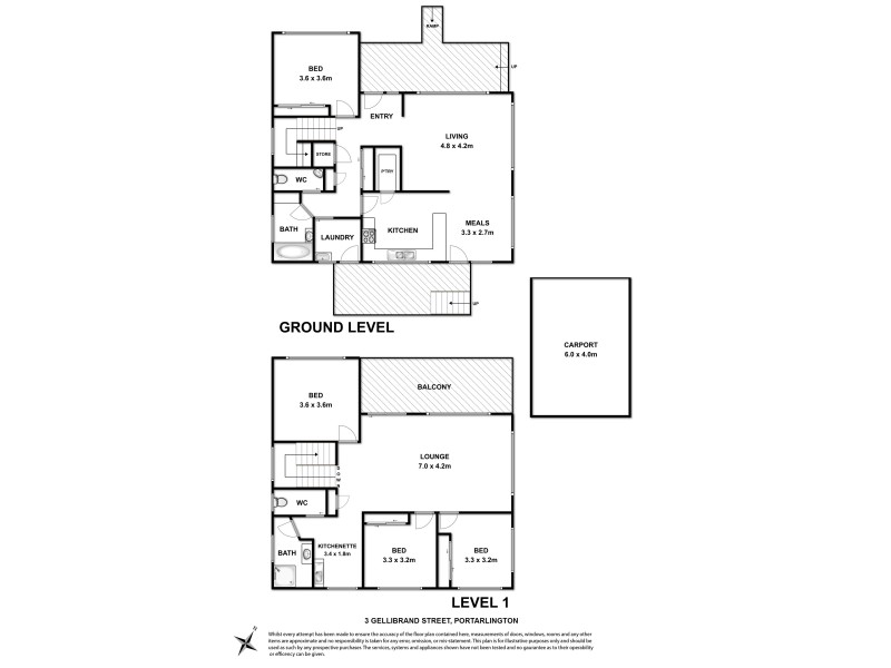3 Gellibrand Street, Portarlington VIC 3223 Floorplan