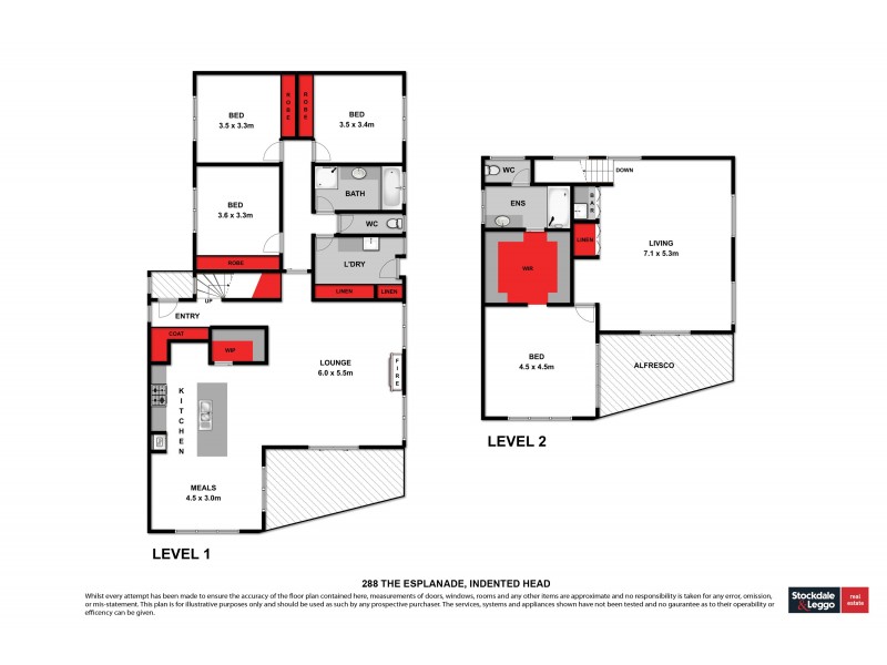 288 The Esplanade, Indented Head VIC 3223 Floorplan