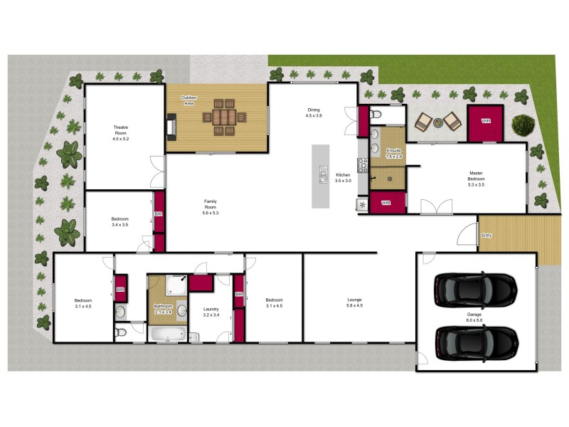 1 Independent Way, Traralgon VIC 3844 Floorplan