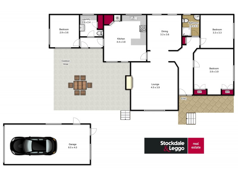 3 Bridges Avenue, Traralgon VIC 3844 Floorplan