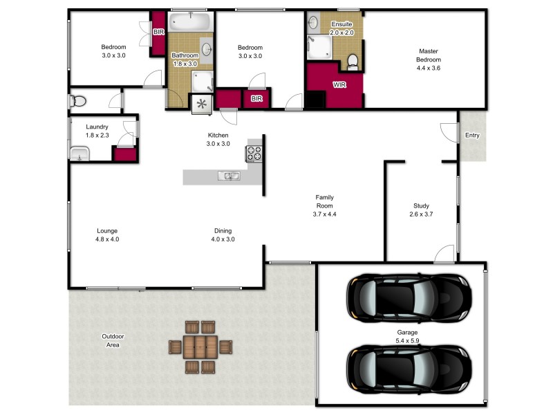 10 Glenrowan Street, Morwell VIC 3840 Floorplan