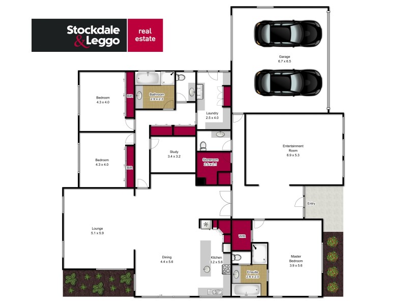 2 Merino Court, Traralgon VIC 3844 Floorplan