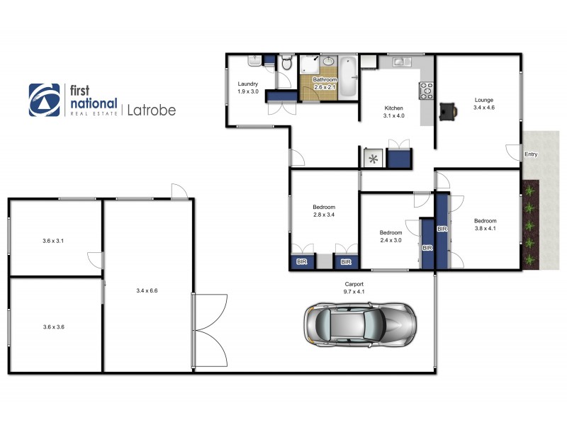 22 Brookes Street, Traralgon VIC 3844 Floorplan