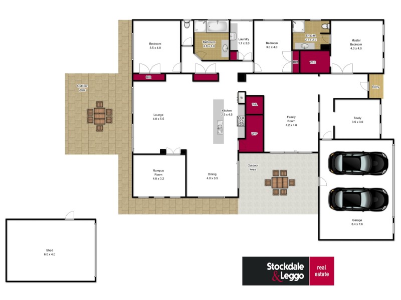 13 Crestmont Court, Traralgon VIC 3844 Floorplan