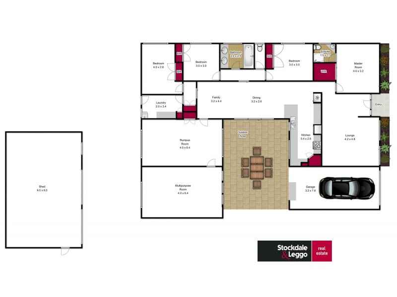 3 Nugong Place, Traralgon VIC 3844 Floorplan