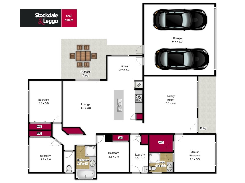 77 Wirilda Crescent, Traralgon VIC 3844 Floorplan