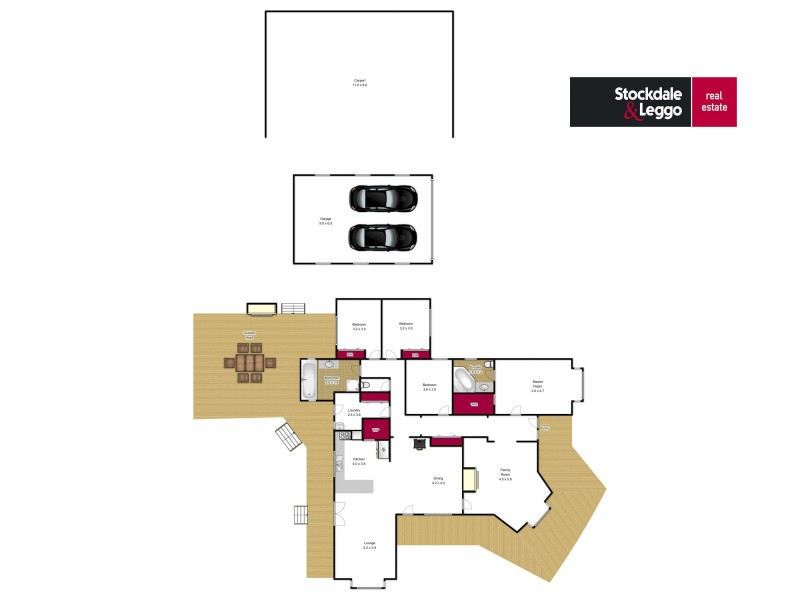 60 Tandara Drive, Glengarry VIC 3854 Floorplan