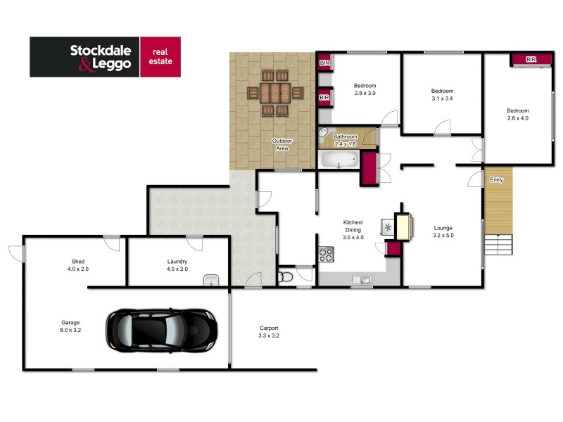 23 Chenhall Crescent, Traralgon VIC 3844 Floorplan