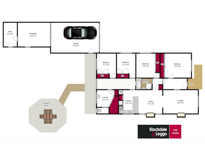37 Loch Park Road, Traralgon VIC 3844 Floorplan