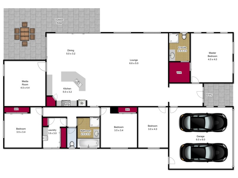 10 Saxby Court, Traralgon VIC 3844 Floorplan