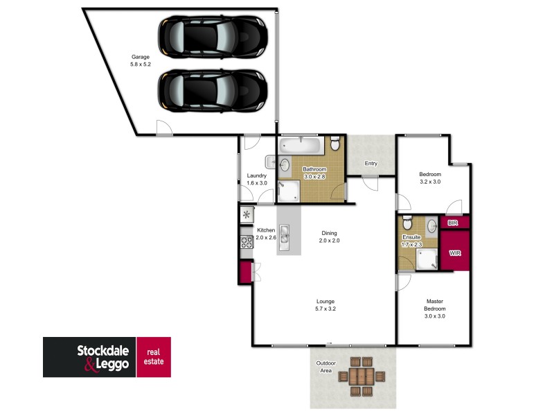 3/19 Bank Street, Traralgon VIC 3844 Floorplan
