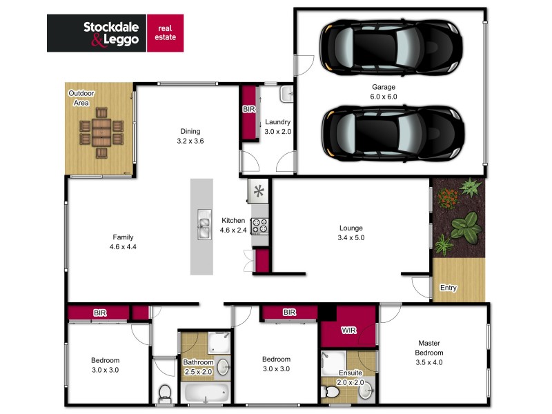 4 Lawn Avenue, Traralgon VIC 3844 Floorplan