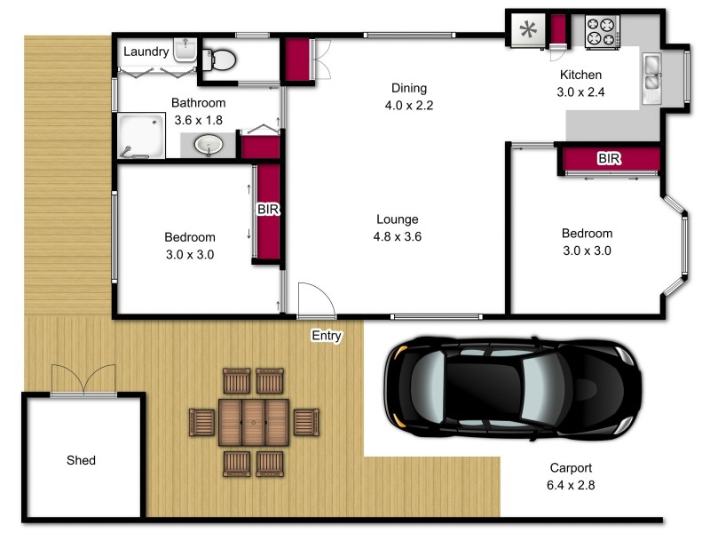 2 Greenacres, 5353 Princes Highway, Traralgon VIC 3844 Floorplan