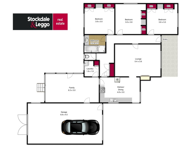 106 Shakespeare Street, Traralgon VIC 3844 Floorplan