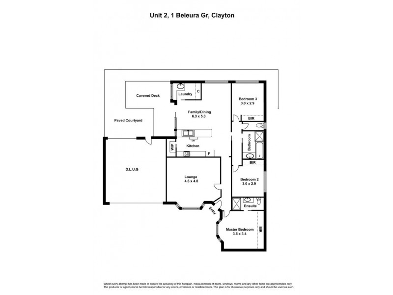 2/1 Beleura Grove, Clayton VIC 3168