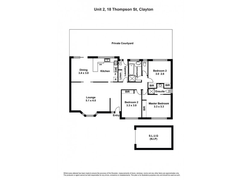 2/18 Thompson Street, Clayton VIC 3168