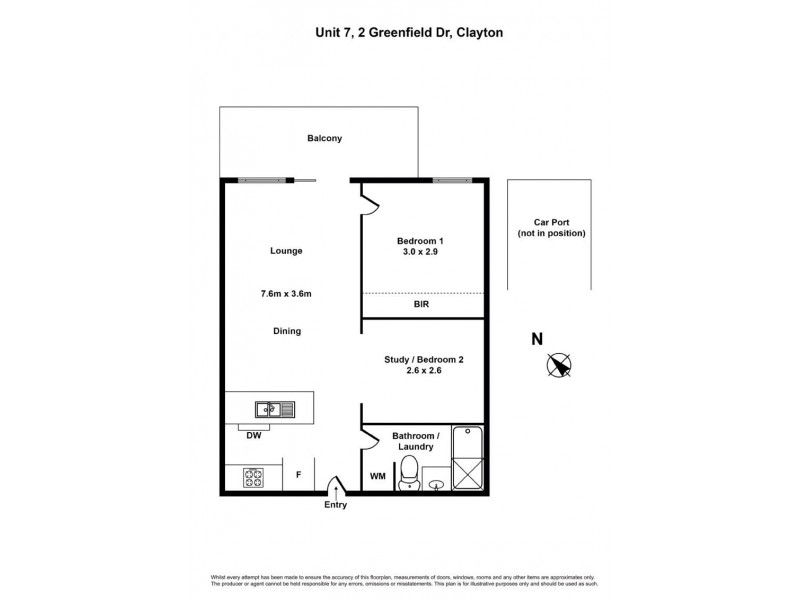 7/2 Greenfiled Drive, Clayton VIC 3168