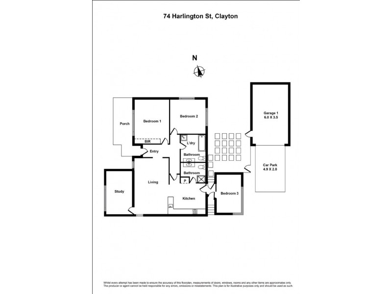 1/74 Harlington Street, Clayton VIC 3168