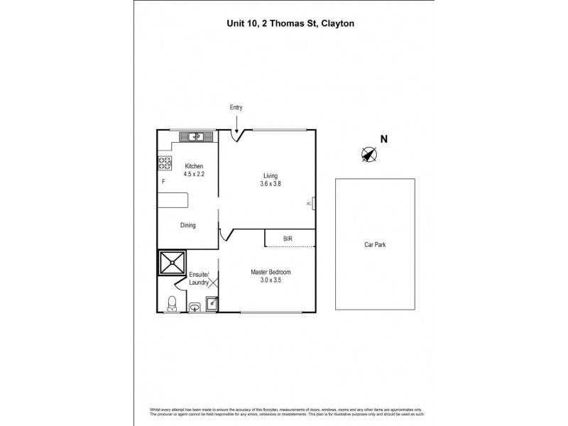 10/2 Thomas Street, Clayton VIC 3168