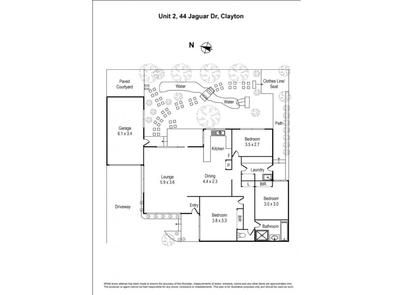 2/44 Jaguar Drive, Clayton VIC 3168