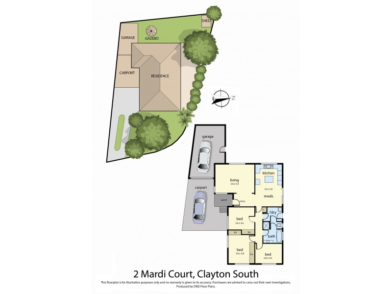 2 Mardi Court, Clayton South VIC 3169 Floorplan