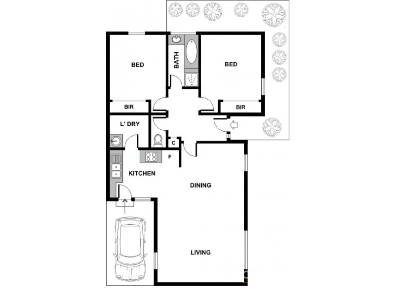 2/41 Milton Avenue, Clayton South VIC 3169 Floorplan