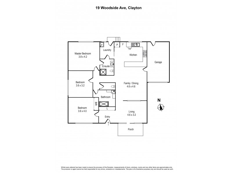 19 Woodside Avenue, Clayton VIC 3168 Floorplan