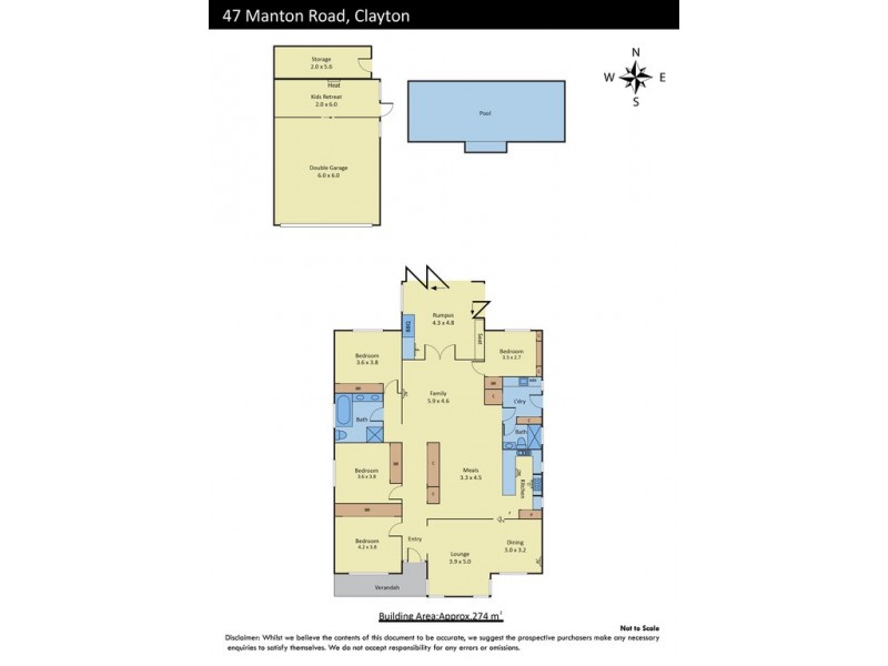 47 Manton Road,, Clayton VIC 3168 Floorplan