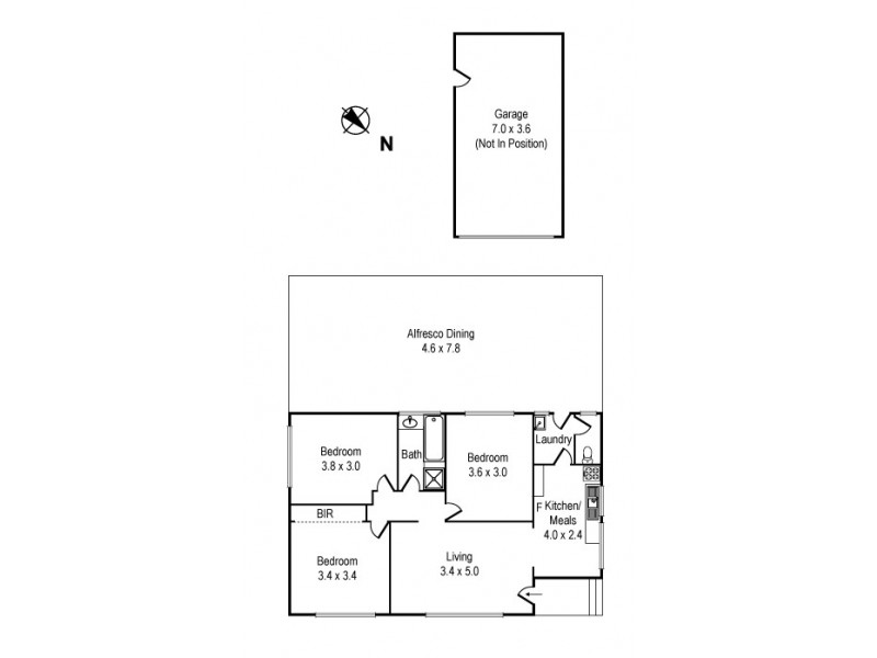 15 The Parade,, Clarinda VIC 3169 Floorplan