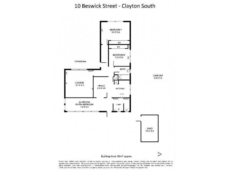 10 Beswick Street, Clayton South VIC 3169 Floorplan