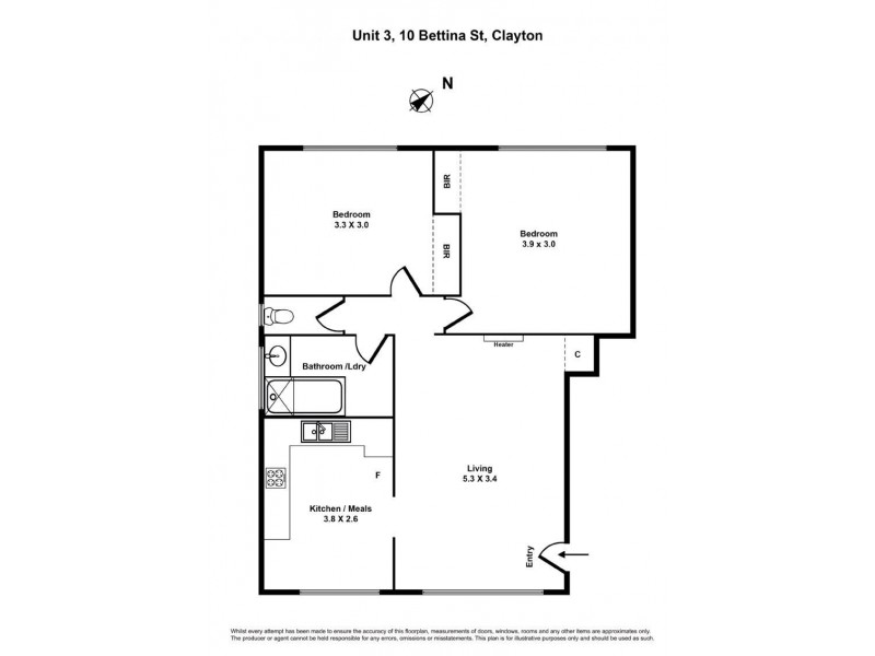 3/10 Bettina Street, Clayton VIC 3168