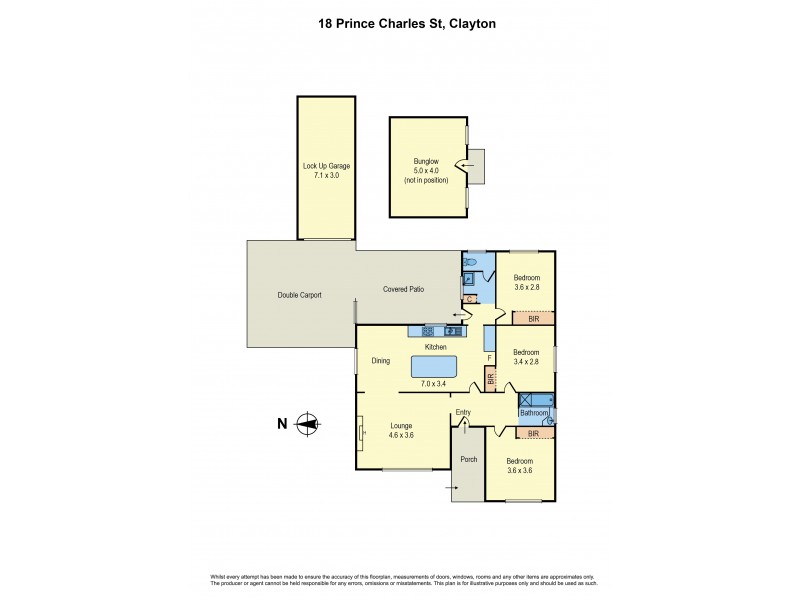 18 Prince Charles Street, Clayton VIC 3168 Floorplan